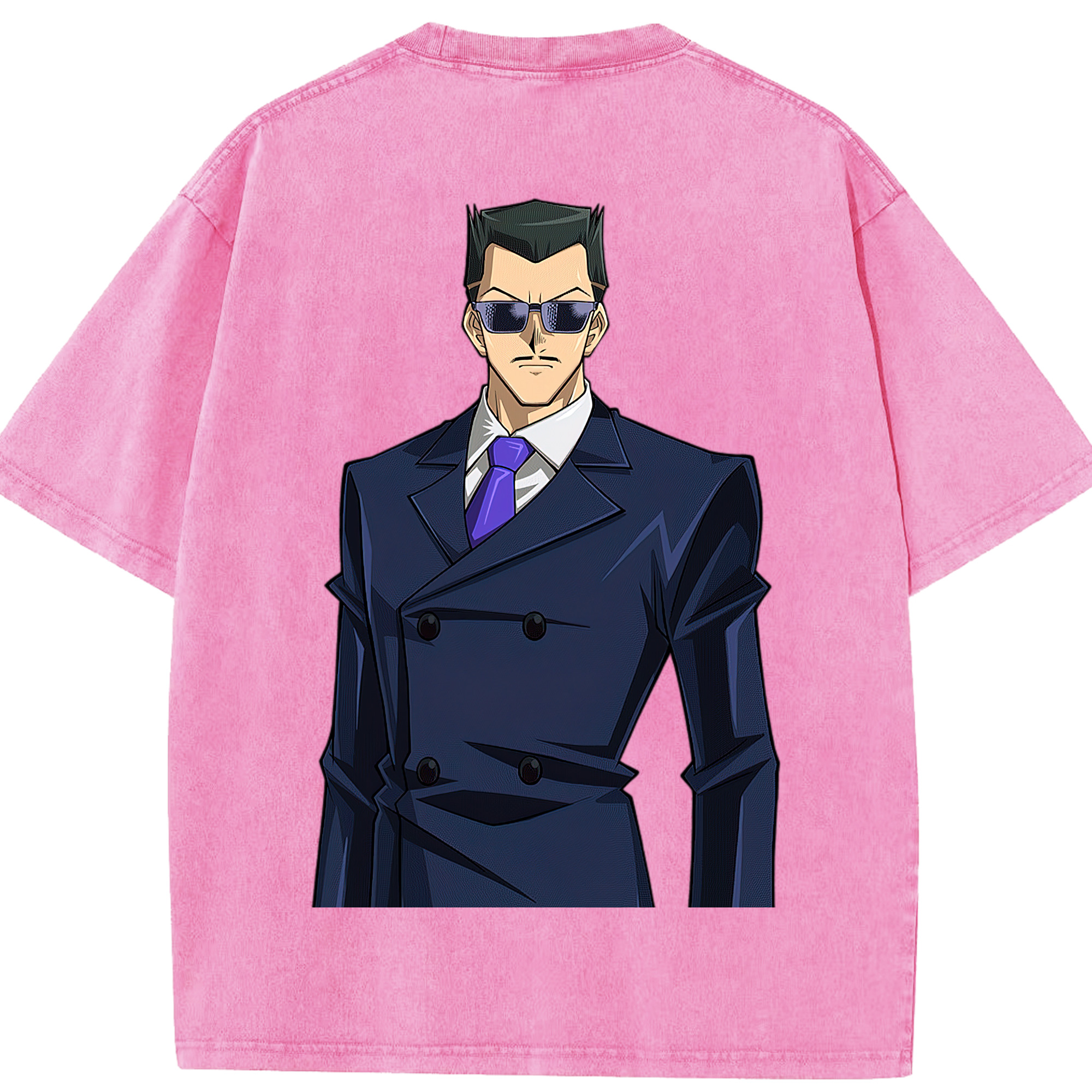 （画像用） 遊☆戯☆王 Yu-Gi-Oh! 綿100% ヴィンテージ風 半袖Tシャツ（背面プリント）
